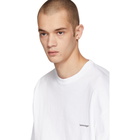 Balenciaga White Small Logo T-Shirt