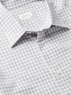 Brioni - Checked Cotton and Cashmere-Blend Shirt - Unknown