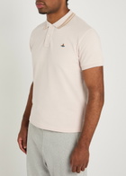 Vivienne Westwood Logo-embroidered Piqué Cotton Polo Shirt Lilac