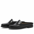 Bass Weejuns Women's Easy Weejun Penny Slide in Black Leather