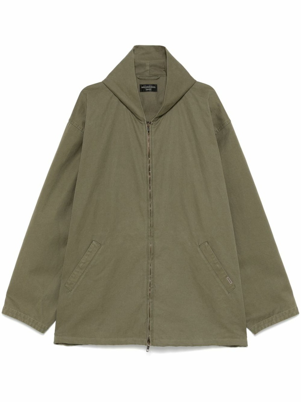 Photo: Balenciaga Hooded Zip-Up Jacket