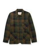 Portuguese Flannel - Labura Checked Organic Cotton-Twill Overshirt - Green
