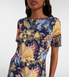 Etro Floral midi dress