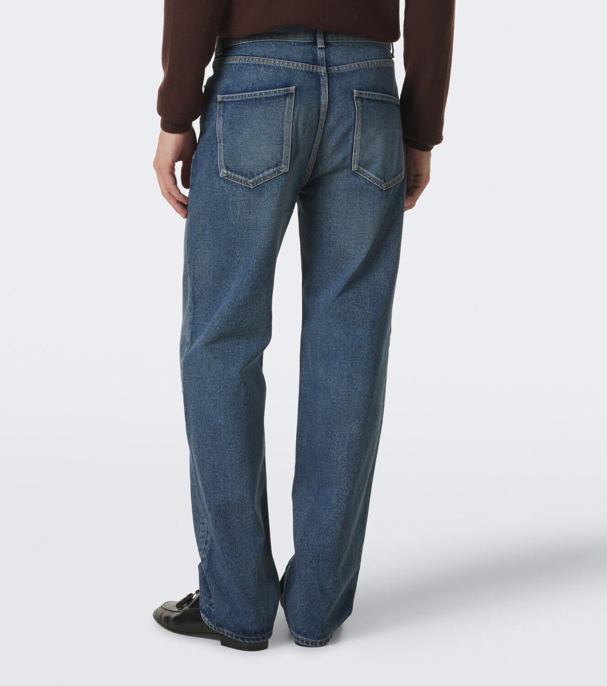 The Row Vanya straight jeans