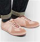 Hender Scheme - MIP-05 Suede-Trimmed Leather Sneakers - Men - Beige