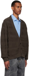 mfpen Brown Recycled Cotton Cardigan