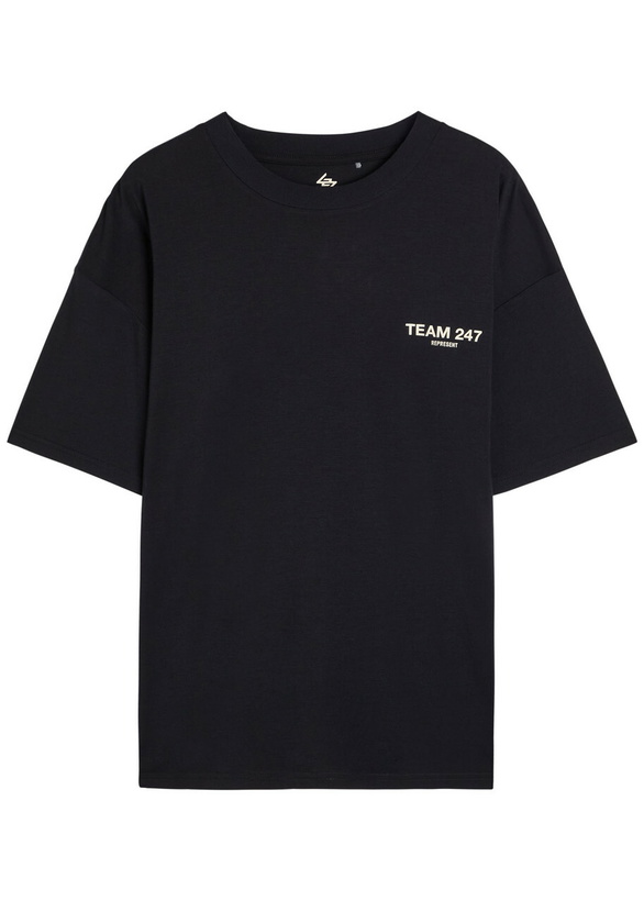 Photo: Represent Team 247 Logo-print Jersey T-shirt Black