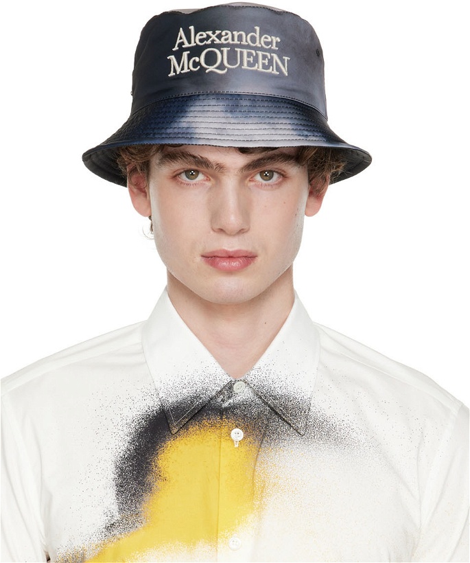 Photo: Alexander McQueen Gray Sky Bucket Hat
