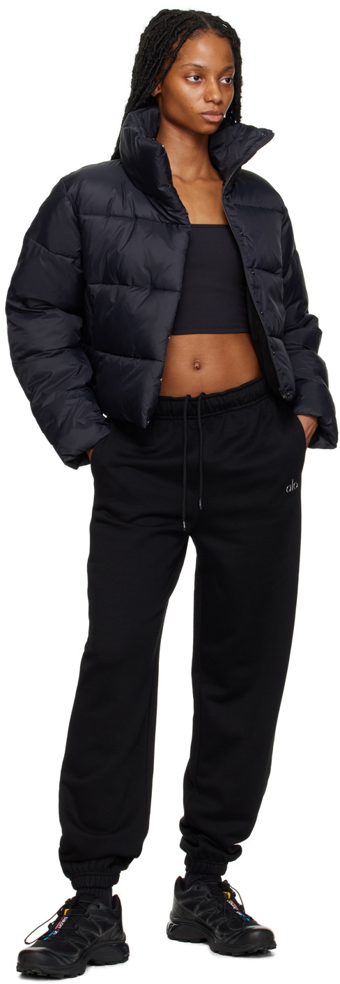Alo Black Rush Puffer Jacket