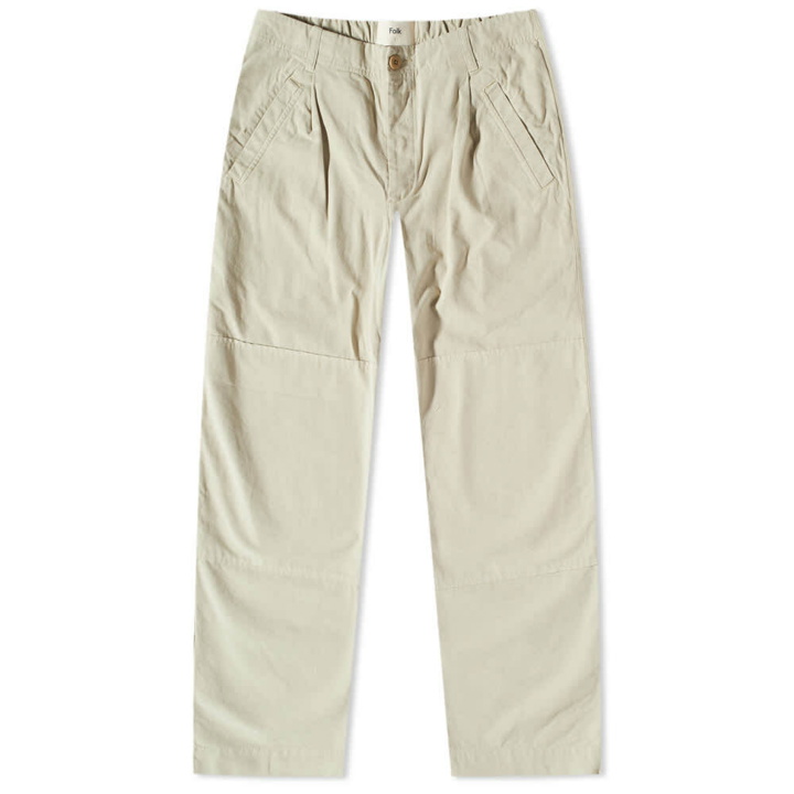 Photo: Folk Men's Assembly Work Pant in Stone