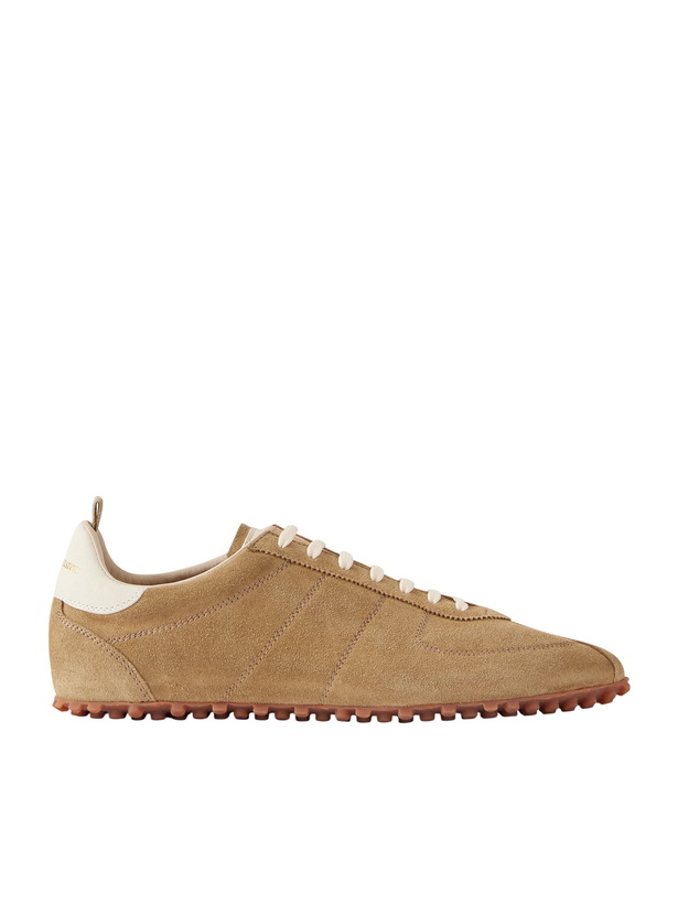 Photo: Officine Creative - Repertoire 001 Leather-Trimmed Suede Sneakers - Brown
