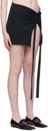Jade Cropper Navy Button Miniskirt