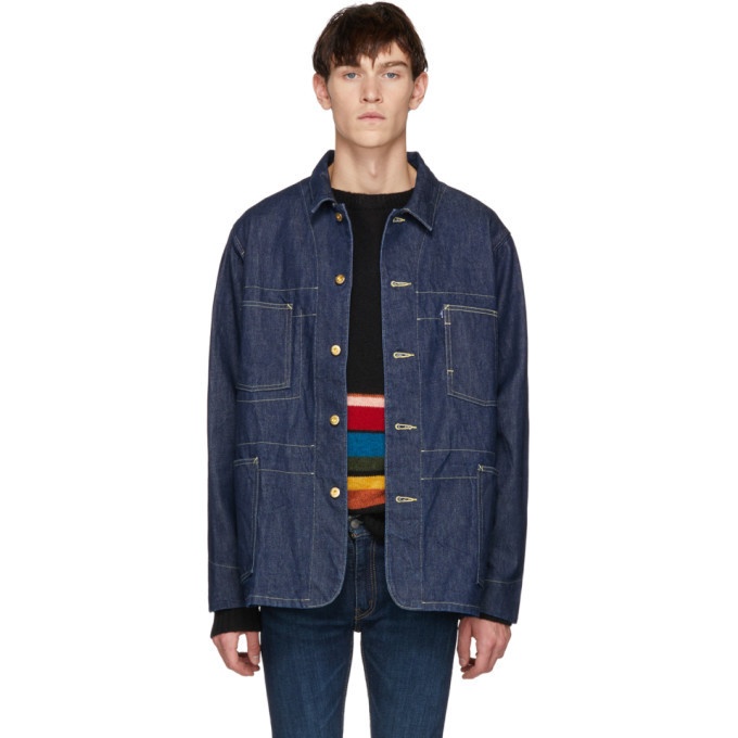 Photo: Levis Made and Crafted Navy Poggy Sack Coat