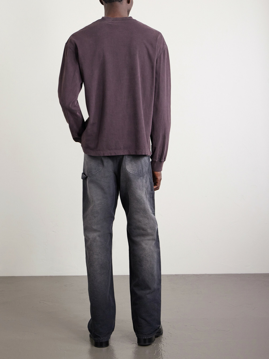 AGOLDE - Asha Cotton-Jersey T-Shirt - Brown