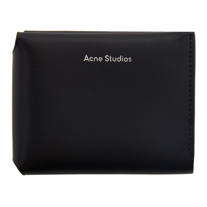 Photo: Acne Studios Black Trifold Card Wallet