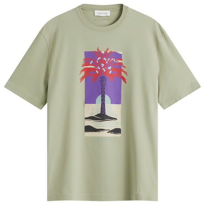 Photo: Lanvin Men's Printed T-Shirt in Lin