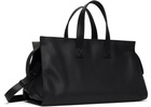 Marsèll Black Quarantotto Leather Weekender Duffle Bag