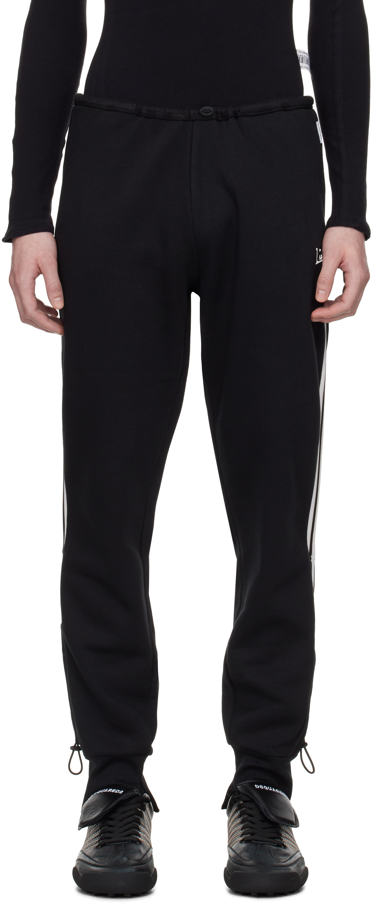Prototypes Black Toggle Track Pants
