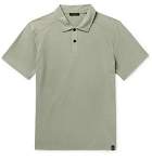 Belstaff - Stretch-Cotton Piqué Polo Shirt - Green