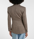 Max Mara Houndstooth double-breasted blazer