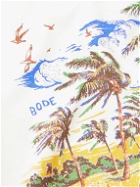 BODE - Island Printed Cotton-Jersey T-Shirt - Neutrals