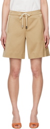 Staud Tan Mendoza Shorts