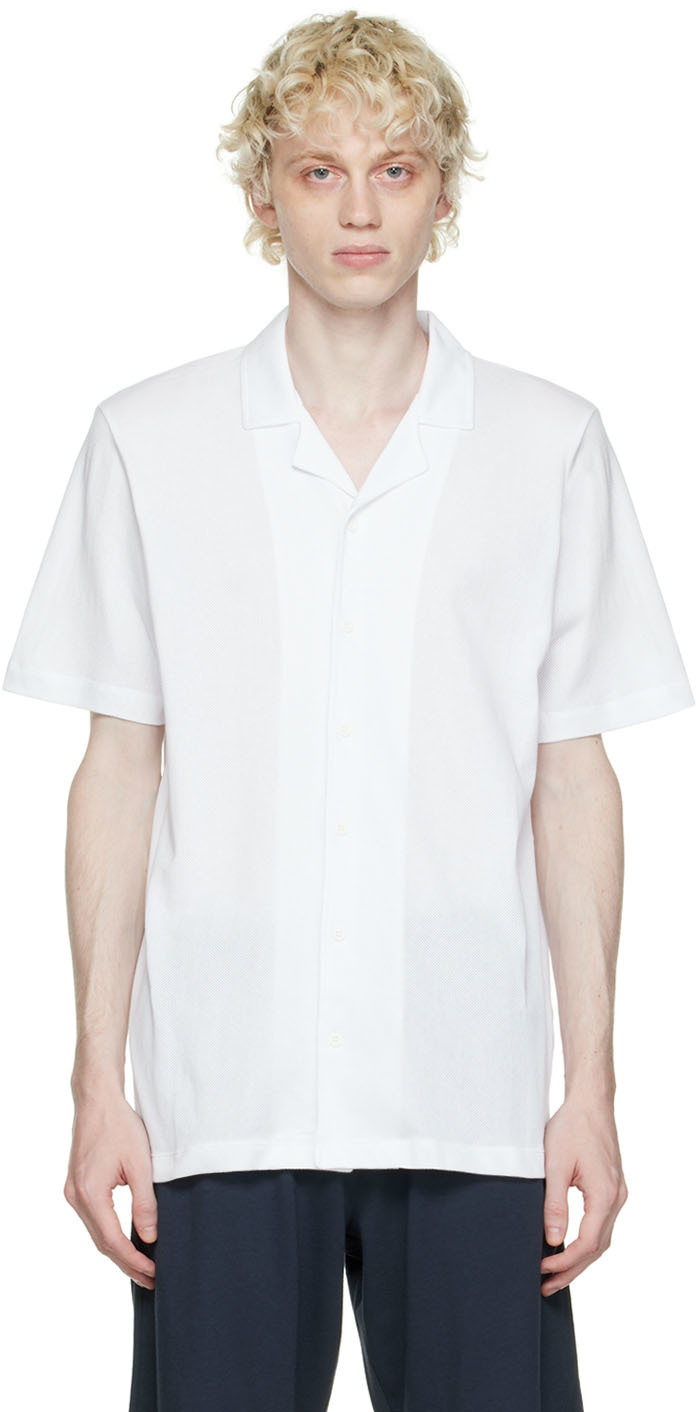 Tee-shirt Sunspel Riviera Manches Courtes En Coton Blanc - Taille M, Neuf Sans étiquette