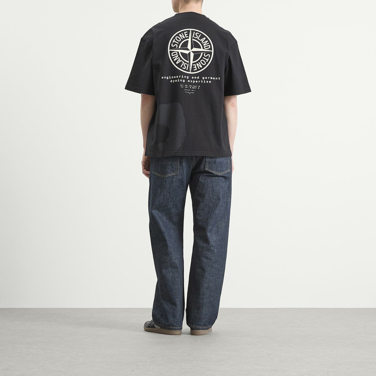 Stone Island Men's Whirlwind Type T-Shirt in Black