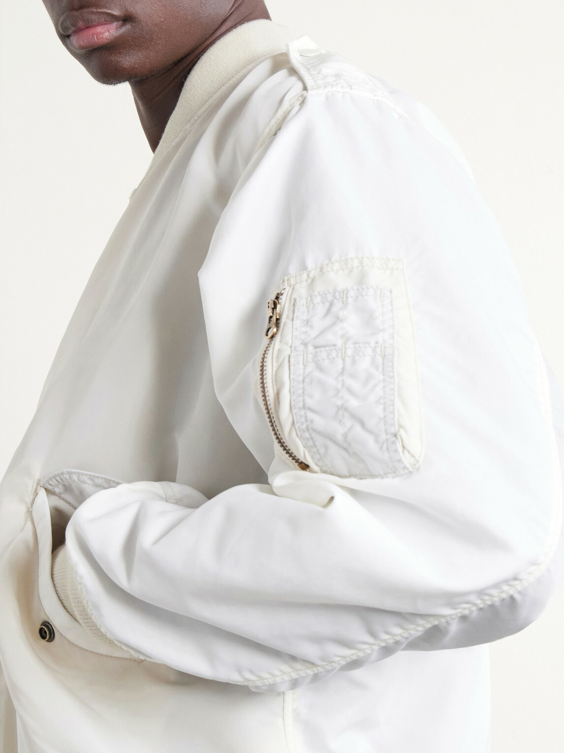 Remi Relief - Shell Blouson Jacket - White