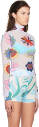 FENSI SSENSE Exclusive Purple Psychedelic Daisies Cover-Up