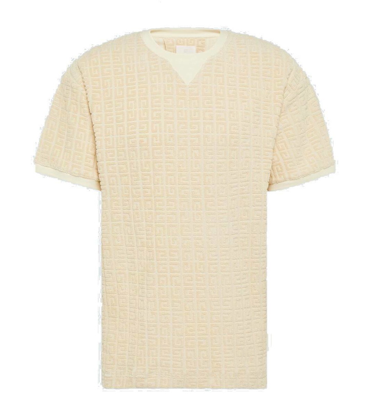Photo: Givenchy 4G cotton-blend jacquard T-shirt