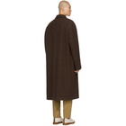 Jil Sander Brown Wool Renoir Coat