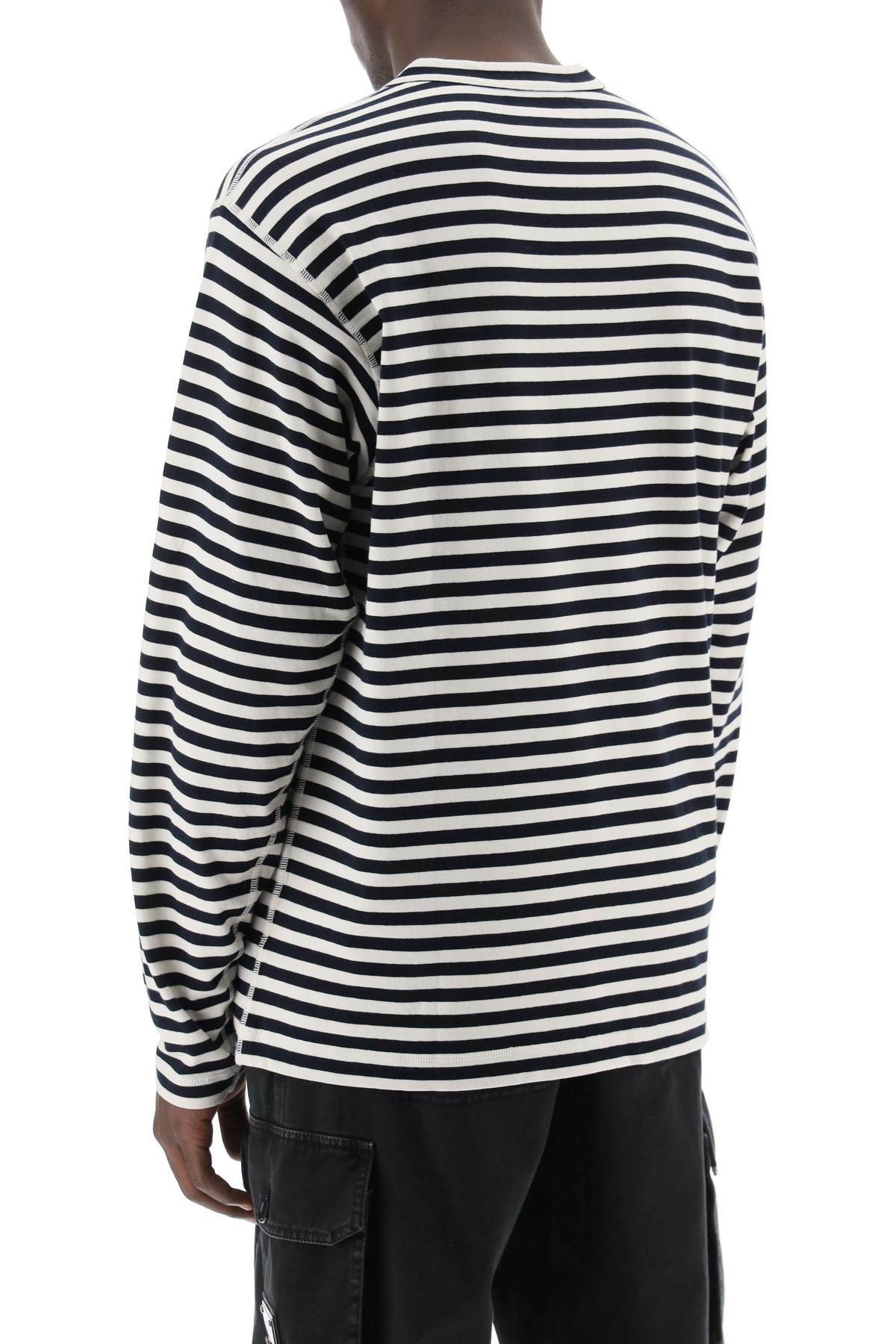 Tシャツ・カットソー DOLCE & GABBANA COTTON JERSEY STRIPE PATTERN T-SHIRT DOLCE & GABBANA Knitted Striped Cotton T-Shirt Red Green