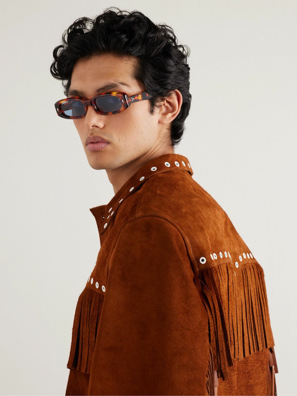 Jacques Marie Mage - Umit Benan Hulya Oval-Frame Tortoiseshell