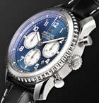Breitling - Navitimer 8 B01 Chronograph 43mm Stainless Steel and Alligator Watch - Men - Blue