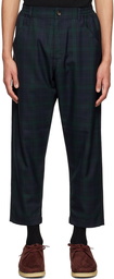 Comme des Garçons Homme Deux Navy Wool & Polyester Trousers