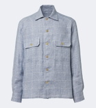Ralph Lauren Purple Label Checked linen jacket