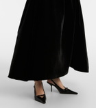 Elie Saab Belted velvet gown