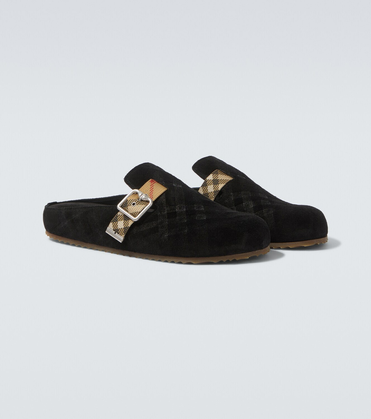 Burberry Urchin suede clogs