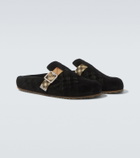 Burberry Urchin suede clogs