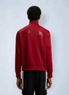 Palm Angels Curved Logo Zip-Up Track Jacket