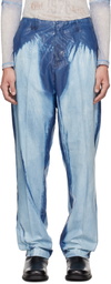 Diesel Blue Regular Waist D-ASKAR Slim Jeans