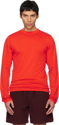 Rier Orange Roundneck Jersey Wool T-shirt