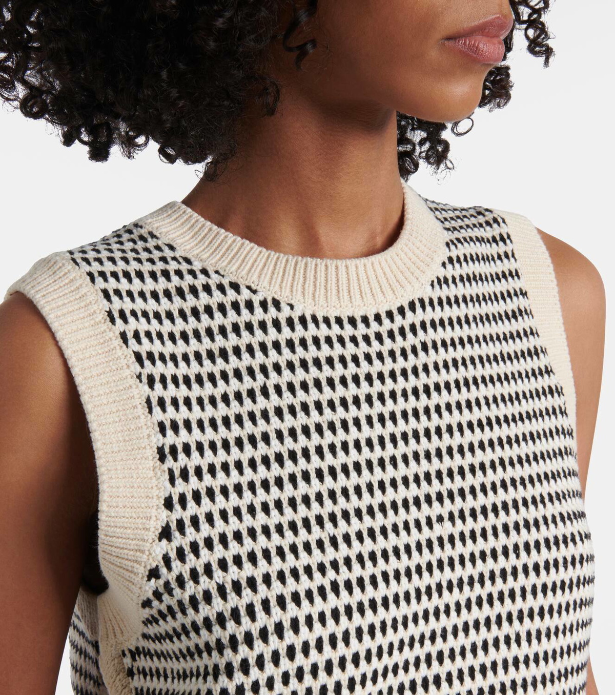 Varley Knowles cotton sweater vest