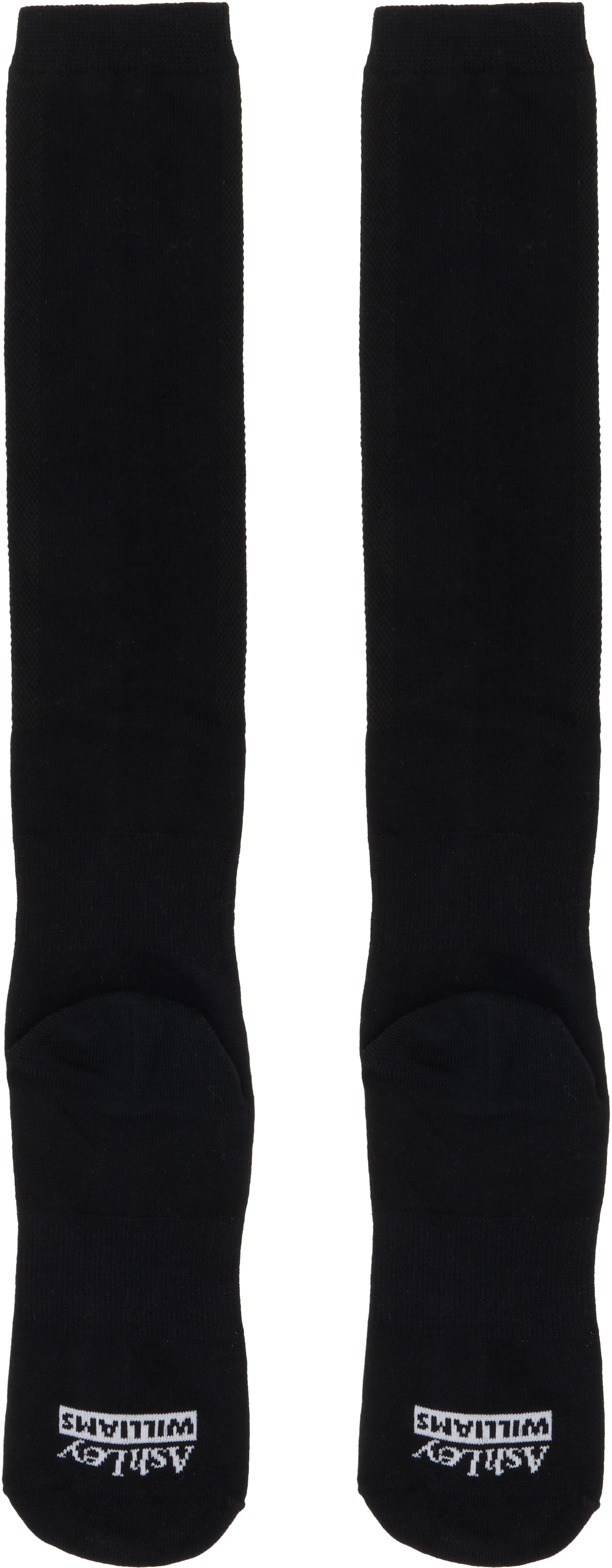 Ashley Williams Black Lace Knee Socks