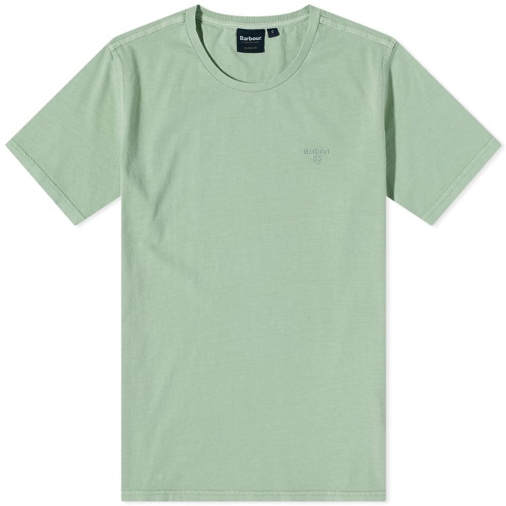 Photo: Barbour Men's Garment Dyed T-Shirt in Dusty Mint