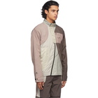 A-COLD-WALL* Purple and Beige Converse Edition Panelled Track Jacket