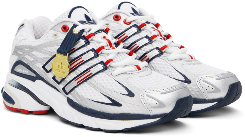 【adidas】ADISTAR CUSHION SPORTY&RICH ORIGINALS ユニセックス Adistar Cushion - White/Sports Red/Navy – Sporty & Rich