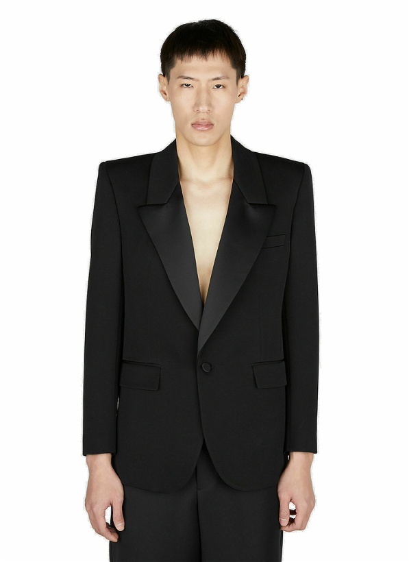 Photo: Saint Laurent - Single Breasted Blazer in Black