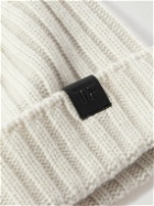 TOM FORD - Ribbed Cashmere Beanie - White